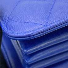 将图像加载到图库查看器中,CHANEL Matelasse 2WAYBag BlueAS4286 Caviar Leather