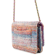 Load image into Gallery viewer, CHANEL Chain wallet Multicolor Tweed