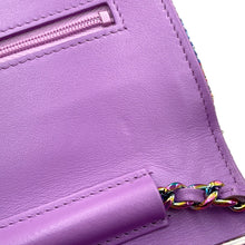 Load image into Gallery viewer, CHANEL ★Chain Wallet Multicolor Tweed