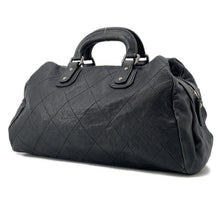 将图像加载到图库查看器中,CHANEL Wild Stitch Matelasse Boston BlackA33045 Caviar Leather