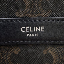 将图像加载到图库查看器中,CELINE Triomphe Multi-Pocket Crossbody Bag Brown/Black111632EU1 PVC Leather