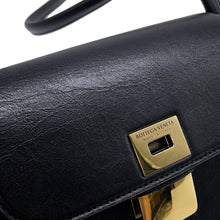 将图像加载到图库查看器中,Bottega Veneta Desiree Shoulder Bag Navy Leather Size Mini