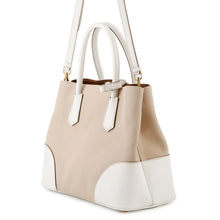 Load image into Gallery viewer, PRADA 2WAYBag Beige/WhiteBN2775 Canvas Leather