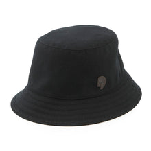 Load image into Gallery viewer, HERMES Fred Crew Carrousel Bucket Hat Size 57 Black Wool 100%