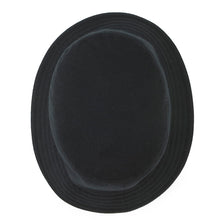 Load image into Gallery viewer, HERMES Fred Crew Carrousel Bucket Hat Size 57 Black Wool 100%