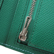 Load image into Gallery viewer, HERMES ★Bearn Combination Verso Celeste/Vert Jade Epsom