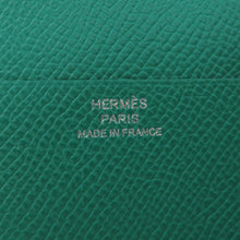 将图像加载到图库查看器中,HERMES Bearn Combination Verso Celeste/Vert Jade Epsom