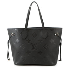 将图像加载到图库查看器中,LOUIS VUITTON Neverfull NoirM45685 Monogram Empreinte Leather Size MM
