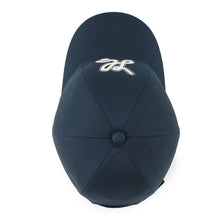 Load image into Gallery viewer, HERMES Cap Serena Nautic Size 59 Navy/White Cotton96% Polyurethane4%