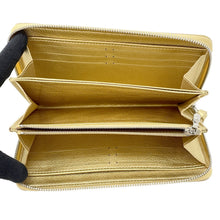 将图像加载到图库查看器中,LOUIS VUITTON ★Zippy Rock Me GoldM69058 Calf Leather