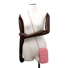 Load image into Gallery viewer, Dior Lady Dior phone holder PinkS0872ONMJ Lambskin