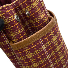 将图像加载到图库查看器中,GUCCI Children's Check Pattern Interlocking G Tote Bag Brown/Bordeaux628159 Canvas Leather