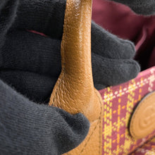 将图像加载到图库查看器中,GUCCI Children's Check Pattern Interlocking G Tote Bag Brown/Bordeaux628159 Canvas Leather