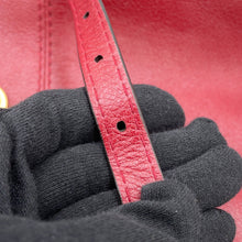 将图像加载到图库查看器中,GUCCI ★Liber top handle bag Red516459 Leather Size Medium