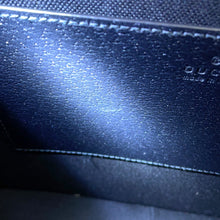 Load image into Gallery viewer, GUCCI ★Interlocking G messenger bag Black735111 Leather
