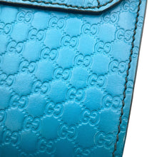 Load image into Gallery viewer, GUCCI ★Emily MicroGuccissima Chainshoulder Bag Turquise Blue449636 Leather