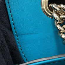 Load image into Gallery viewer, GUCCI Emily MicroGuccissima Chainshoulder Bag Turquise Blue449636 Leather