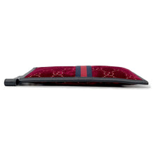 Load image into Gallery viewer, GUCCI GGVelvet Clutch Bag Red/Black575371 Velvet Leather
