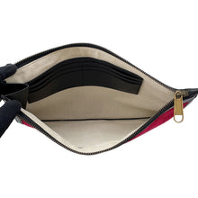 Load image into Gallery viewer, GUCCI GGVelvet Clutch Bag Red/Black575371 Velvet Leather