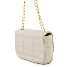 Load image into Gallery viewer, CELINE Matelasse Mono Chrome Chainshoulder Bag Greige111273 Leather