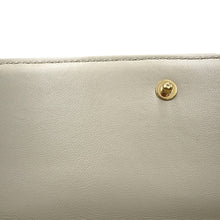 将图像加载到图库查看器中,CELINE Matelasse Mono Chrome Chainshoulder Bag Greige111273 Leather
