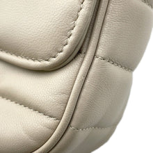 将图像加载到图库查看器中,CELINE ★Matelasse Mono Chrome Chainshoulder Bag Greige111273 Leather