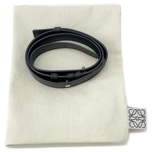 将图像加载到图库查看器中,LOEWE hammock Black/Orange/Natural Raffia Leather Size compact