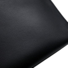 将图像加载到图库查看器中,BVLGARI Logo Tote Bag Black Leather
