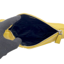 Load image into Gallery viewer, PRADA Triangle Shoulder Bag Yellow1BH190 Leather
