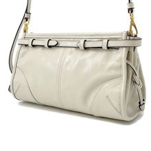 Load image into Gallery viewer, PRADA Bonnie Shoulder Bag White1BH215 Leather Size Small