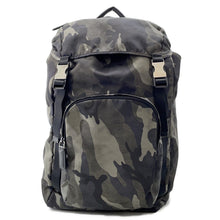 Load image into Gallery viewer, PRADA ★Camouflage Backpack Khaki/BlackV135 Nylon