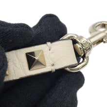 将图像加载到图库查看器中,Valentino Garavani ★Rock Studded Handbag Ivory/Red3W2B0K11VSN Leather