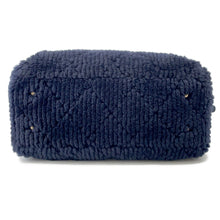 将图像加载到图库查看器中,CHANEL Coco Neige Bowling Bag NavyAS5059 Shearling Lambskin Size Large