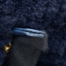 Load image into Gallery viewer, CHANEL ★Coco Neige Bowling Bag NavyAS5059 Shearling Lambskin Size Large