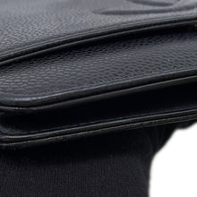 Load image into Gallery viewer, CHANEL ★CC Logo Chain Wallet BlackA48654 Caviar Leather