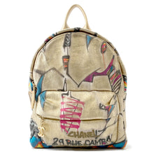将图像加载到图库查看器中,CHANEL CC Logo Graffiti Backpack Gold/MulticolorAS0867 Canvas Leather