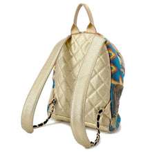 将图像加载到图库查看器中,CHANEL CC Logo Graffiti Backpack Gold/MulticolorAS0867 Canvas Leather