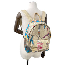 Load image into Gallery viewer, CHANEL CC Logo Graffiti Backpack Gold/MulticolorAS0867 Canvas Leather