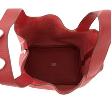 将图像加载到图库查看器中,HERMES Picotin Lock Ruby Taurillon Clemence Size PM