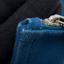 将图像加载到图库查看器中,HERMES Velocipedist Pouch Blue Cotton100%