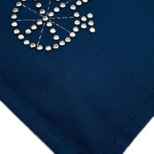 将图像加载到图库查看器中,HERMES Velocipedist Pouch Blue Cotton100%