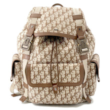将图像加载到图库查看器中,Dior Backpack Cactus JackCollaboration Beige/Brown1ESBA163JOD Canvas Leather
