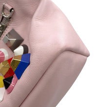 Load image into Gallery viewer, FENDI Bolsa Vitto Dolce Studded Shoulder Bag Pink8BT281 Leather