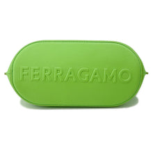 Load image into Gallery viewer, Ferragamo Clutch Bag Light Green241390 Leather