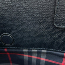 将图像加载到图库查看器中,BURBERRY Briefcase Dark Navy8094243 Leather