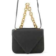 将图像加载到图库查看器中,Bottega Veneta Mount Envelope Shoulder Bag Black667399 Leather