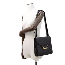 将图像加载到图库查看器中,Bottega Veneta The Clip Shoulder Bag Black652391 Box Calf LeatherLeather