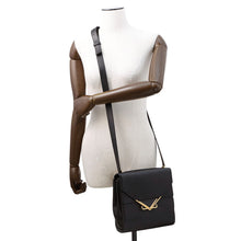 将图像加载到图库查看器中,Bottega Veneta The Clip Shoulder Bag Black652391 Box Calf LeatherLeather