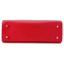 将图像加载到图库查看器中,Delvaux Tempate Red Leather Size MM