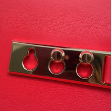 将图像加载到图库查看器中,Delvaux Tempate Red Leather Size MM